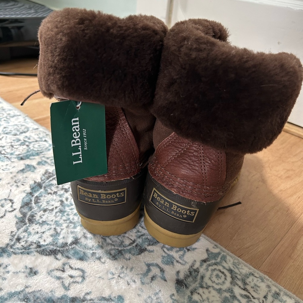 L.L. Bean Brown Shearling Boots